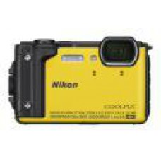 Nikon Digital Compact Camera COOLPIX W300,Yellow,16MP,5x Optical Zoom, Fixed Lense, f/2.8-4.9, All Weather, Waterproof, 4K Recording, with SnapBridge