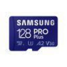 Samsung 128GB PRO Plus Micro SD/w Adapter, UHS-1 SDR104, Class 10, Grade 3 (U3), Read/Write Up to 160MB/s/120MB/s, 10 Years Limited Warranty