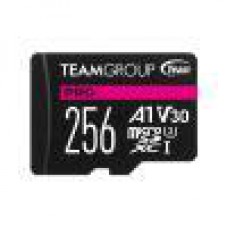 Team PRO V30 256GB U3 MicroSD CARD, USH-I Class 3, Limited Lifetime Warranty