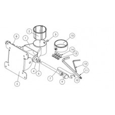 Atdec POS Display Short Head APA-HS-45 - POS short display mount for 45mm poles