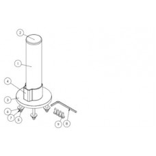 Atdec POS Post Stand - 200mm