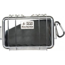 Pelican 1040 Micro Case - Clear with Black