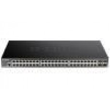 D-Link 52-Port Gigabit Smart Managed Switch with 48 RJ45 and 4 SFP+ 10G Ports