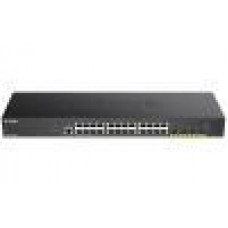 D-Link 28-Port Gigabit Smart Managed Switch with 24 RJ45 and 4 SFP+ 10G Ports